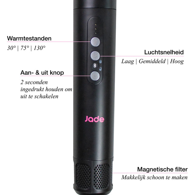 Jade's secret - Midnight | De 7-in-1 Hairstyler voor ieder haartype